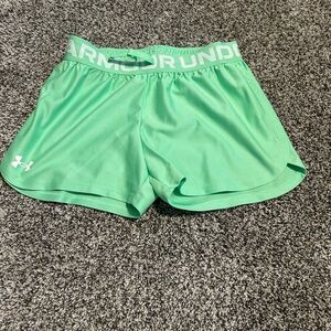 Under Armour Women's Green Shorts
